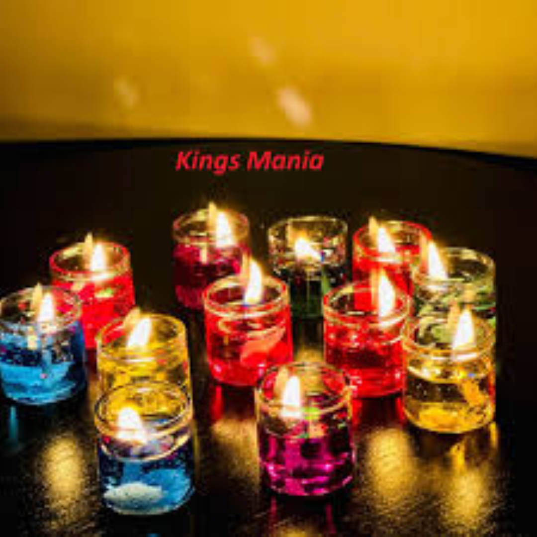 TEA LIGHT CANDLE 50PCS COLOURED